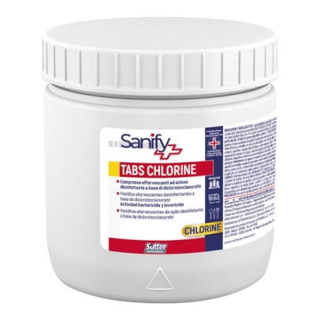 TABS CHLORINE PASTILLAS HIGIENIZANTES C/12x500Gr. 