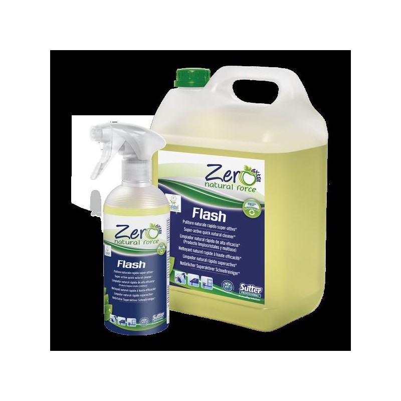 FLASH C/4x5KG. (LIMPIADOR SUPER ACTIVO DESTINADO A LA LIMPIEZA RAPIDA DE MOBILIARIO DE OFICINA ,PUPITRES , DONDE EXISTEN MANCHAS