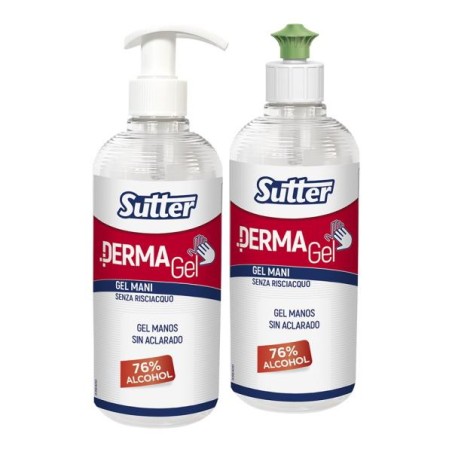 DERMAGEL GEL HIDROALCOHOLICO SIN ACLARADO C/12x500ml. 