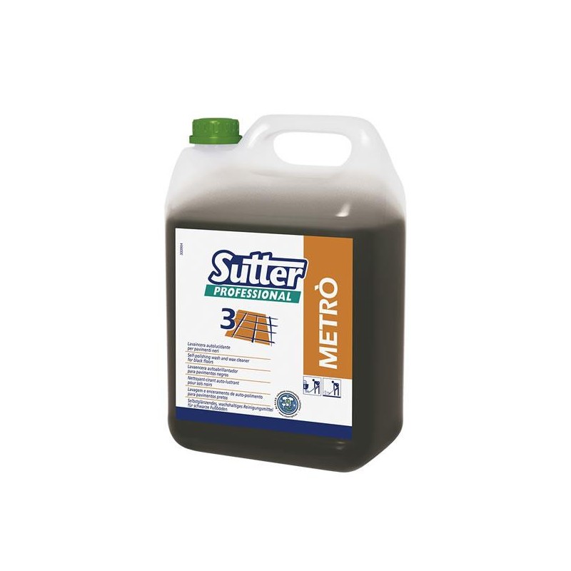 METRO LAVICERA AUTOABRILLANTADOR PARA PAVIMENTOS NEGROS C/4x5Kg.