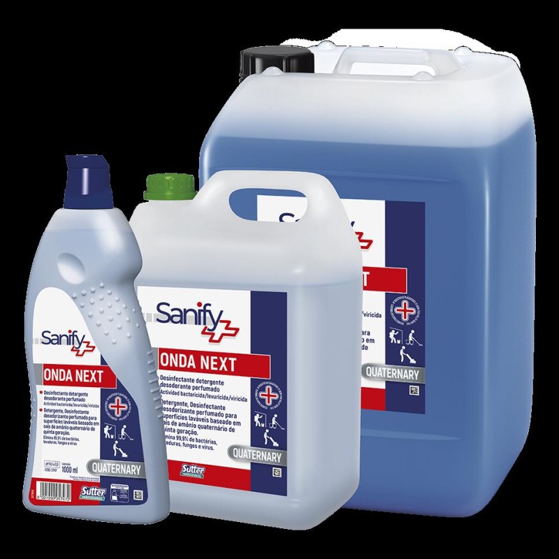 ONDA HA DETERGENTE DESINFECTANTE HIGIENIZANTE C/12x1Lt.