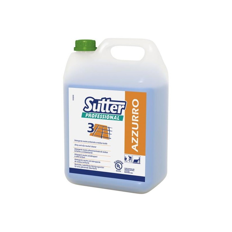 AZZURRO MANTENEDOR DETERGENTE DE PH NEUTRO ANTIDESLIZANTE CON RESIDUO BRILLANTE, PARA MANTENIMIENTO DIARIO DE MARMOL PULIDO (cer