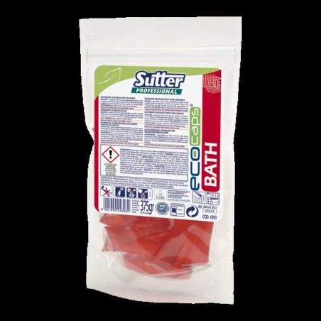 ECOCAPS BATH C/3Pq. x 25 BOLSAS x15Gr (Detergente desincrustante para baños) 