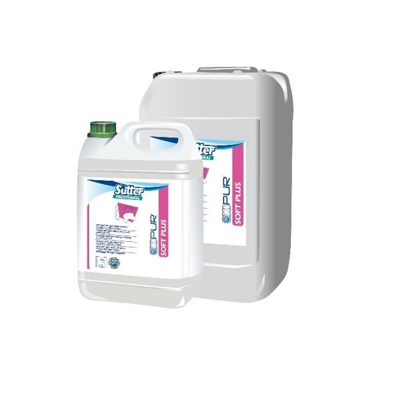 SOFT PLUS SUAVIZANTE PERFUMADO PARA LAVADO MANUAL Y AUTOMATICO DE TEJIDOS G/20Kg.