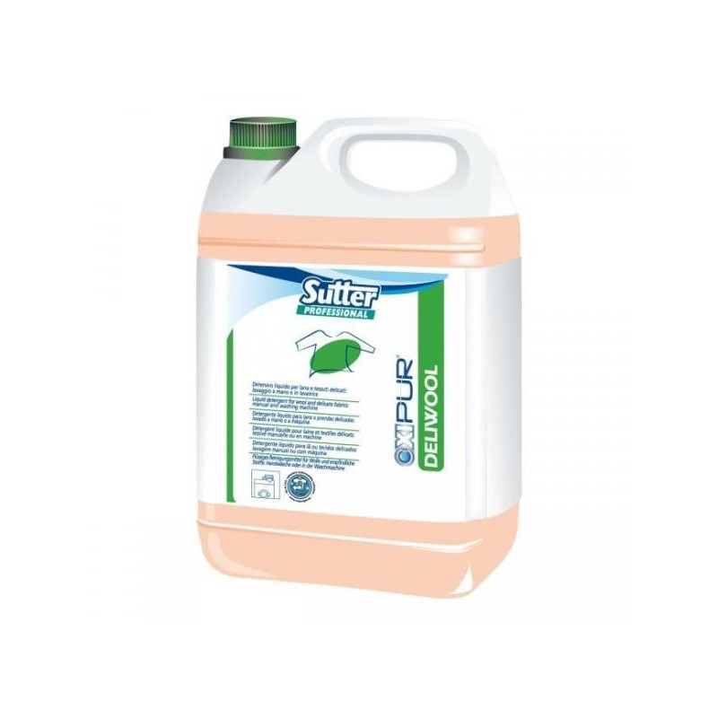 DELIWOOL DETERGENTE LIQ. PARA LANA O PRENDAS DELICADAS C/4x5Kg.