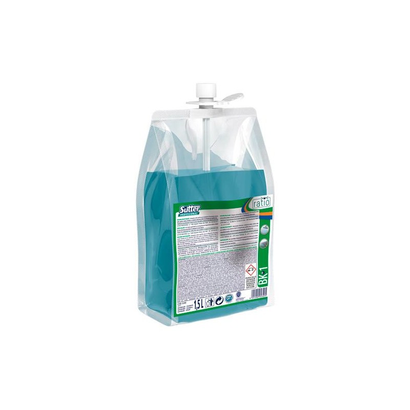 RATIO BK-1 (Desincrustante especifico para zonas alimentarias HACCP ) C/2x1500Ml.