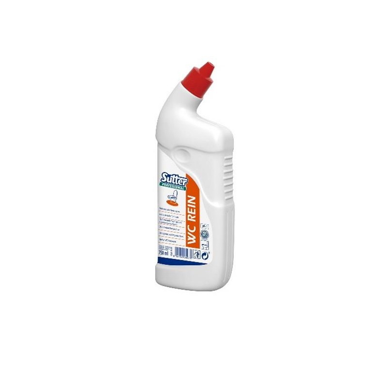 WC REIN C/12x750ML. (DETERGENTE DESINCRUSTANTE HIGIENIZANTE PERFUMADO PARA LA LIMPIEZA DE WC)