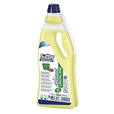 CRISTAL BAR LAVAVAJILLAS MAQUINA+ABRILLANTADOR CON DOSIFICADOR C/6x750ml.